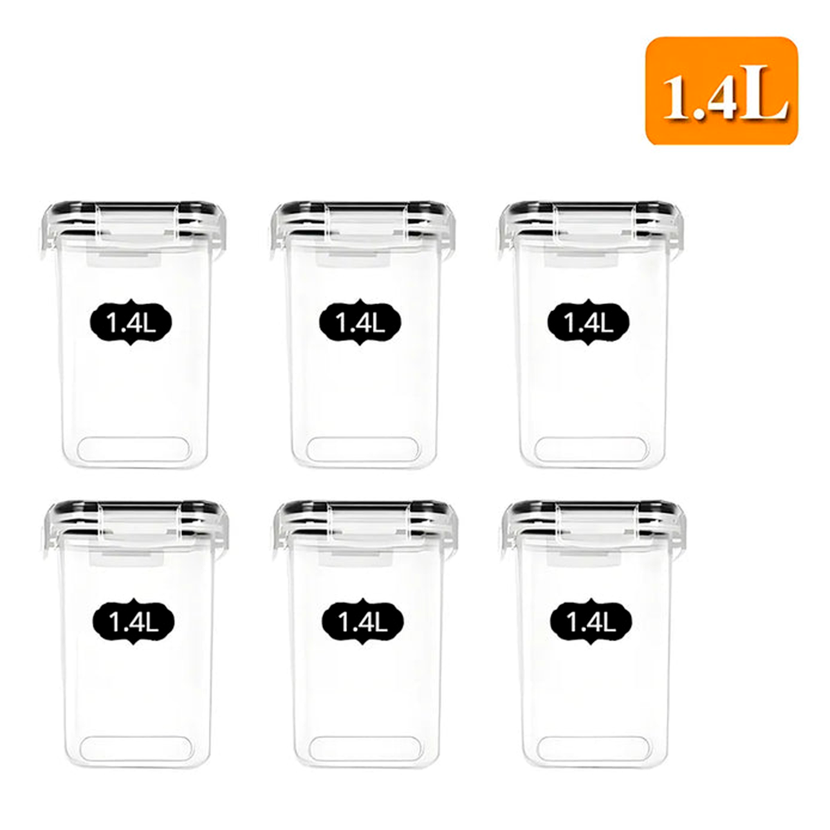 Kit x28 Contenedores Herméticos Acrílicos