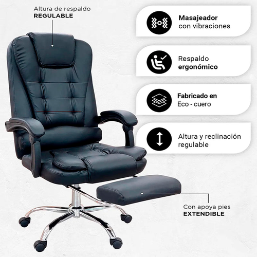 Silla Ejecutiva con Masaje Desillas Stephan