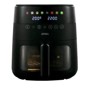 Freidora de Aire ATMA con Visor FR246ABP 6Lts Negro