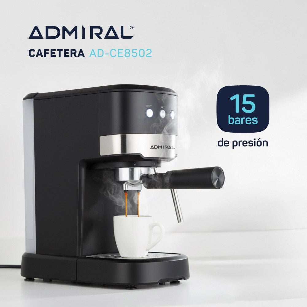 Cafetera Espresso Admiral AD-CE8502 con Vaporizador