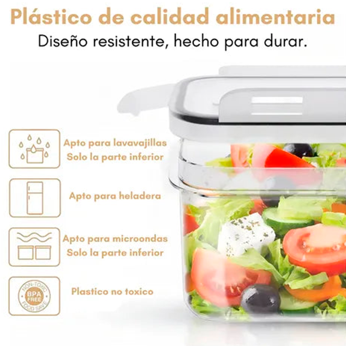 Kit x28 Contenedores Herméticos Acrílicos