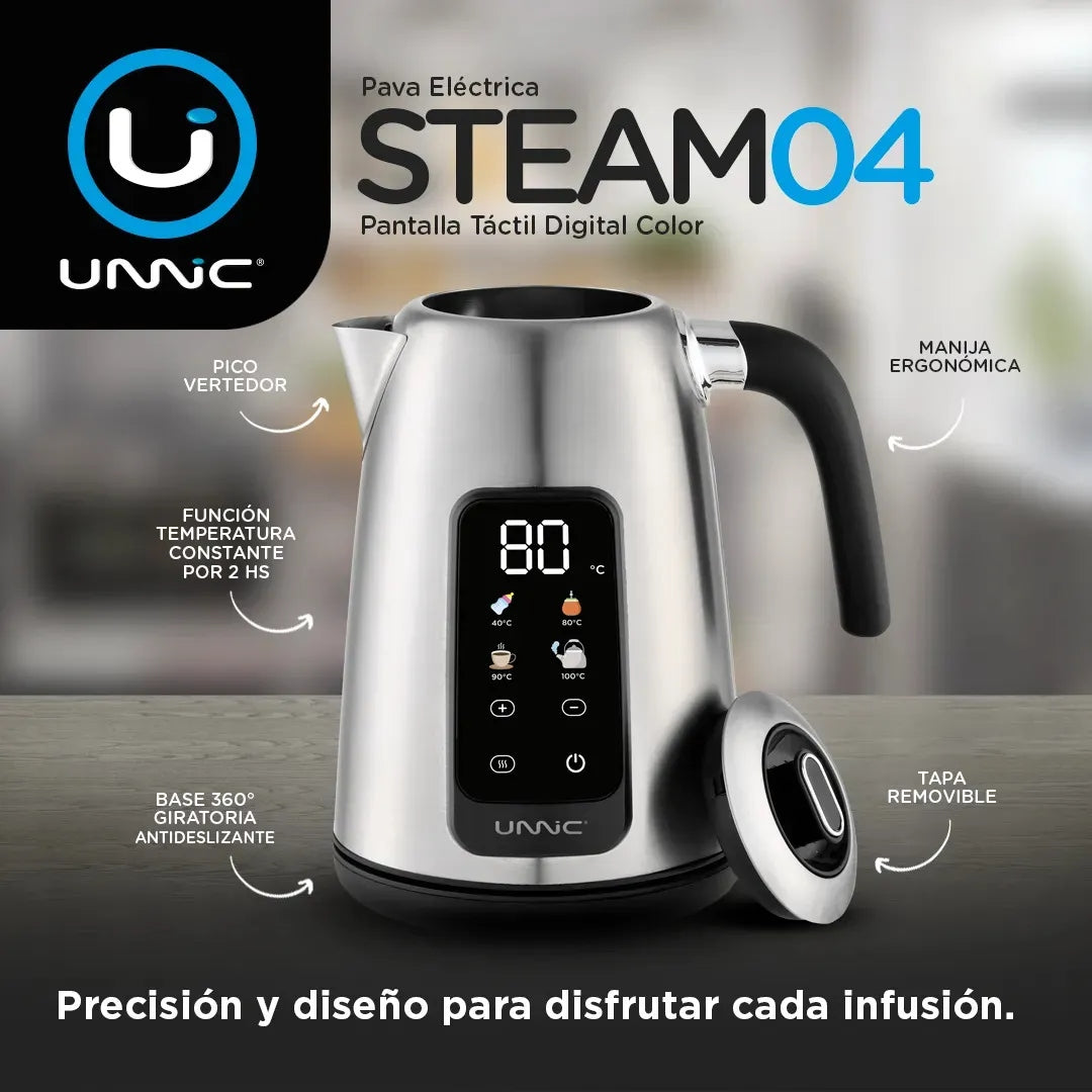 Pava Eléctrica Digital Unnic 1.7L