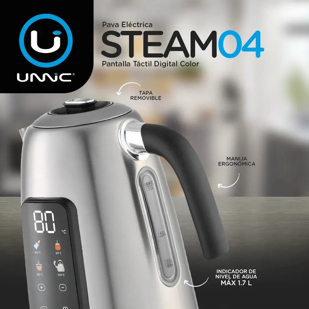 Pava Eléctrica Digital Unnic 1.7L