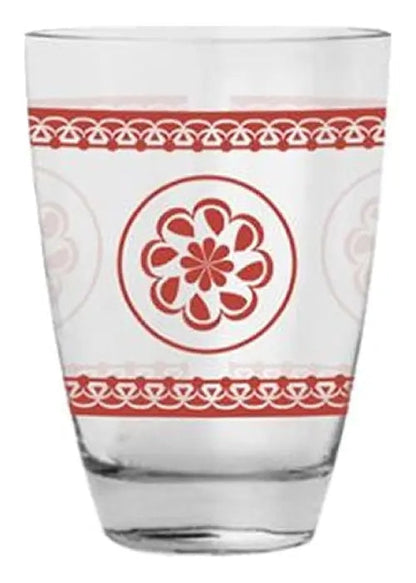 Juego De Vajilla Platos Vasos Decorados Oxford 16 Piezas