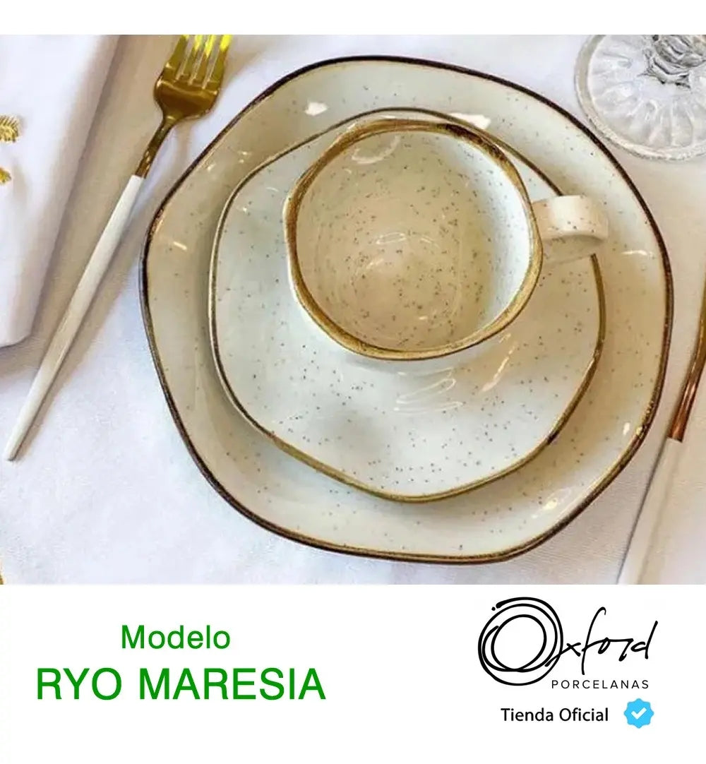 Juego De Vajilla Ryo Porcelana Oxford 30 Piezas Ct
