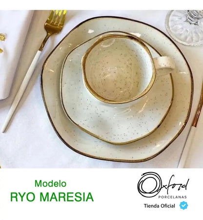Juego De Vajilla Ryo Porcelana Oxford 30 Piezas Ct
