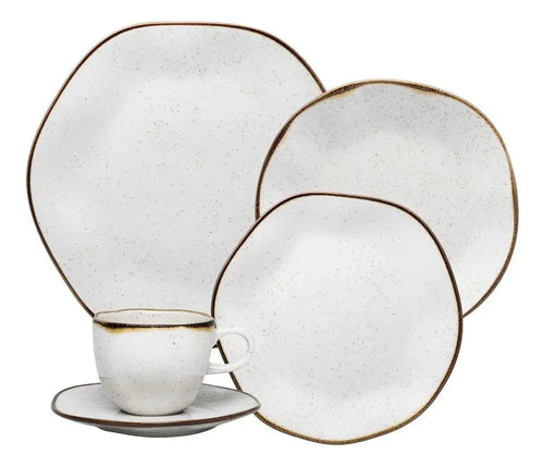 Juego De Vajilla Ryo Porcelana Oxford 30 Piezas Ct