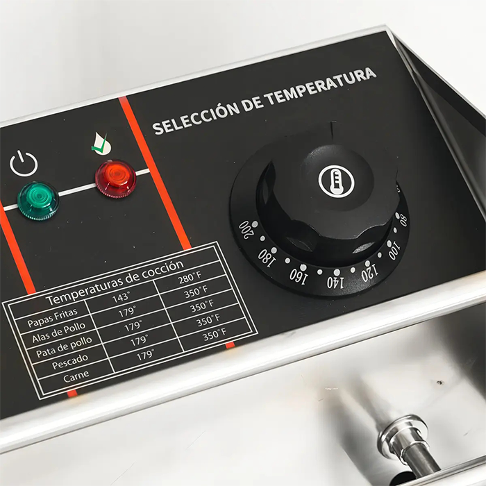 Freidora Eléctrica Comercial 10 L 2500 W