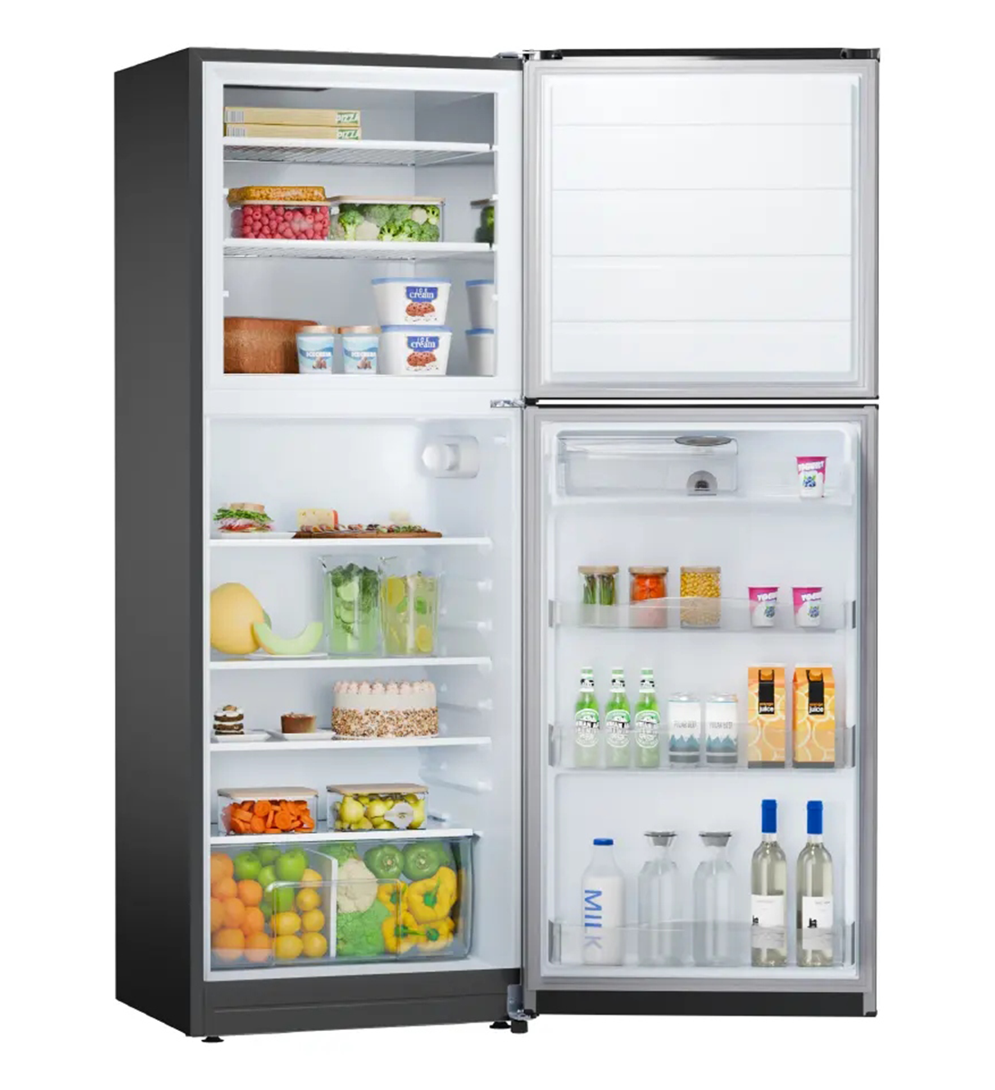 Heladera Con Freezer Cíclica 396 L Gris Drean Hdr400f41e Gris