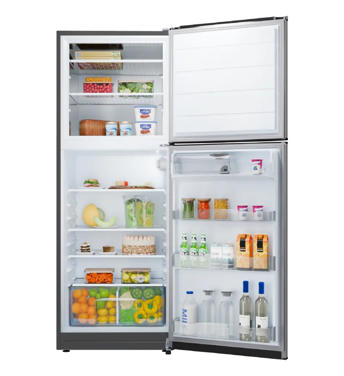 Heladera Con Freezer Cíclica 396 L Gris Drean Hdr400f41e Gris